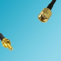 RP SMA Male to SMB Bulkhead Male RF Coaxial Cable