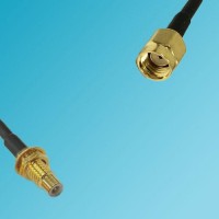 SMC Bulkhead Male to RP SMA Male RF Cable