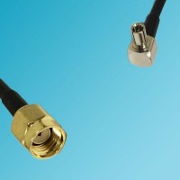 TS9 Male Right Angle to RP SMA Male RF Cable