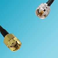 UHF Male to RP SMA Male RF Cable