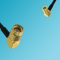RP SMA Male Right Angle to SMB Female Right Angle RF Coaxial Cable