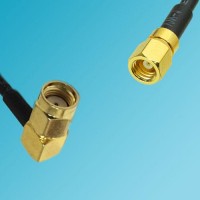 RP SMA Male Right Angle to SMC Female RF Coaxial Cable