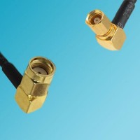 RP SMA Male Right Angle to SMC Female Right Angle RF Coaxial Cable