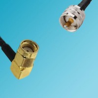 UHF Male to RP SMA Male Right Angle RF Cable