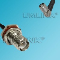 RP TNC Bulkhead Female to RP TNC Male Right Angle RF Coaxial Cable