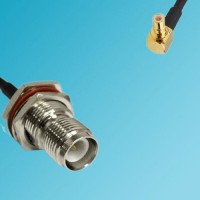 RP TNC Bulkhead Female to SMB Male Right Angle RF Coaxial Cable