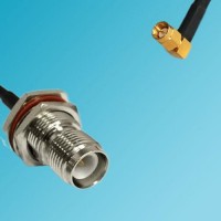 RP TNC Bulkhead Female to SSMA Male Right Angle RF Cable