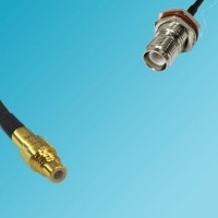 SSMC Male to RP TNC Bulkhead Female RF Cable