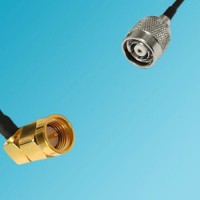 RP TNC Male to SMA Male Right Angle RF Coaxial Cable