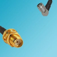 RP TNC Male Right Angle to SMA Bulkhead Female RF Coaxial Cable