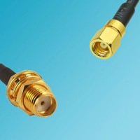 SMA Bulkhead Female to SMC Female RF Coaxial Cable
