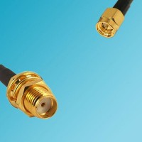 SMA Bulkhead Female to SSMA Male RF Coaxial Cable