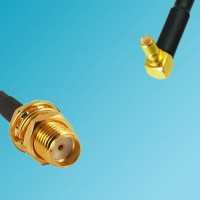 SMA Bulkhead Female to SSMB Male Right Angle RF Coaxial Cable