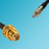 TS9 Female to SMA Bulkhead Female RF Cable
