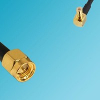 SMA Male to SMB Male Right Angle RF Coaxial Cable