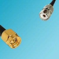 UHF Female to SMA Male RF Cable