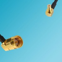 SMA Male Right Angle to SMB Male Right Angle RF Coaxial Cable