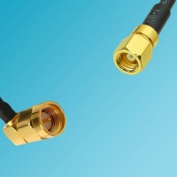 SMA Male Right Angle to SMC Female RF Coaxial Cable