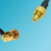 SMA Male Right Angle to SMC Male RF Coaxial Cable