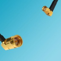 SMA Male Right Angle to SSMA Male Right Angle RF Coaxial Cable