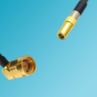 SMA Male Right Angle to SSMB Female RF Coaxial Cable