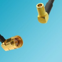 SMA Male Right Angle to SSMB Female Right Angle RF Coaxial Cable