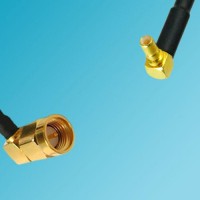 SMA Male Right Angle to SSMB Male Right Angle RF Coaxial Cable