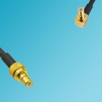 SMB Male to SMB Male Right Angle RF Coaxial Cable