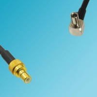 TS9 Male Right Angle to SMB Male RF Cable
