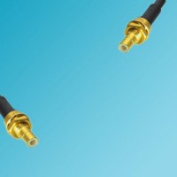SMB Bulkhead Male to SMB Bulkhead Male RF Coaxial Cable