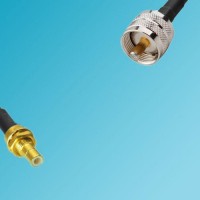UHF Male to SMB Bulkhead Male RF Cable