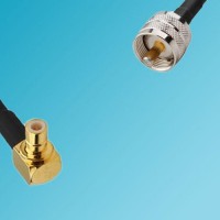 UHF Male to SMB Male Right Angle RF Cable