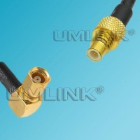SMC Female Right Angle to SMC Male RF Coaxial Cable