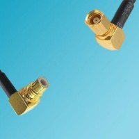 SMC Male Right Angle to SMC Female Right Angle RF Cable