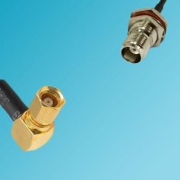 SMC Female Right Angle to TNC Bulkhead Female RF Coaxial Cable