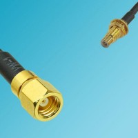 SMC Female to SMC Bulkhead Male RF Cable