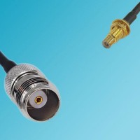 TNC Female to SMC Bulkhead Male RF Cable