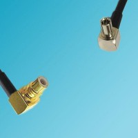 SMC Male Right Angle to TS9 Male Right Angle RF Cable