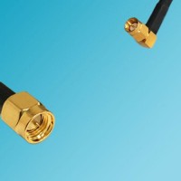 SSMA Male to SSMA Male Right Angle RF Coaxial Cable