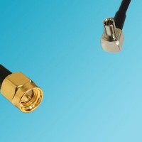 TS9 Male Right Angle to SSMA Male RF Cable