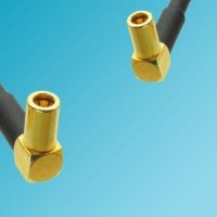 SSMB Female Right Angle to SSMB Female Right Angle RF Coaxial Cable