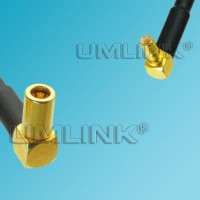 SSMB Female Right Angle to SSMB Male Right Angle RF Coaxial Cable