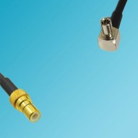 TS9 Male Right Angle to SSMB Male RF Cable