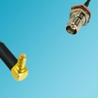 SSMB Male Right Angle to TNC Bulkhead Female RF Coaxial Cable