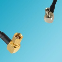 TS9 Male Right Angle to SSMC Female Right Angle RF Cable