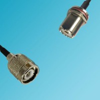 UHF Bulkhead Female to TNC Male RF Cable