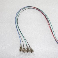 4 Strand FC/PC Color Coded Pigtails 50/125 OM2 Multimode