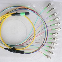 12 Fiber MTP/APC FC/APC 9/125 OS2 Singlemode Fanout Patch Cable