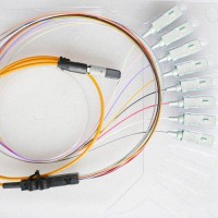8 Fiber MTP SC 50/125 OM2 Multimode Fanout Patch Cable