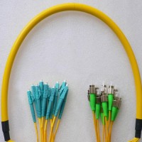 12 Fiber FC/APC LC/UPC 9/125 OS2 Singlemode Patch Cable